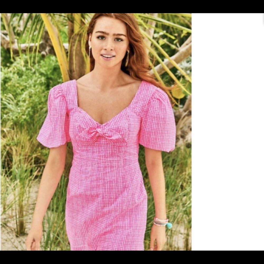 🆕 NWT Lilly Pulitzer ROMPER Nilany Pink Isle Alon - Picture 3 of 14